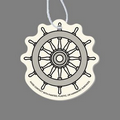 Paper Air Freshener Tag - Ship's Wheel